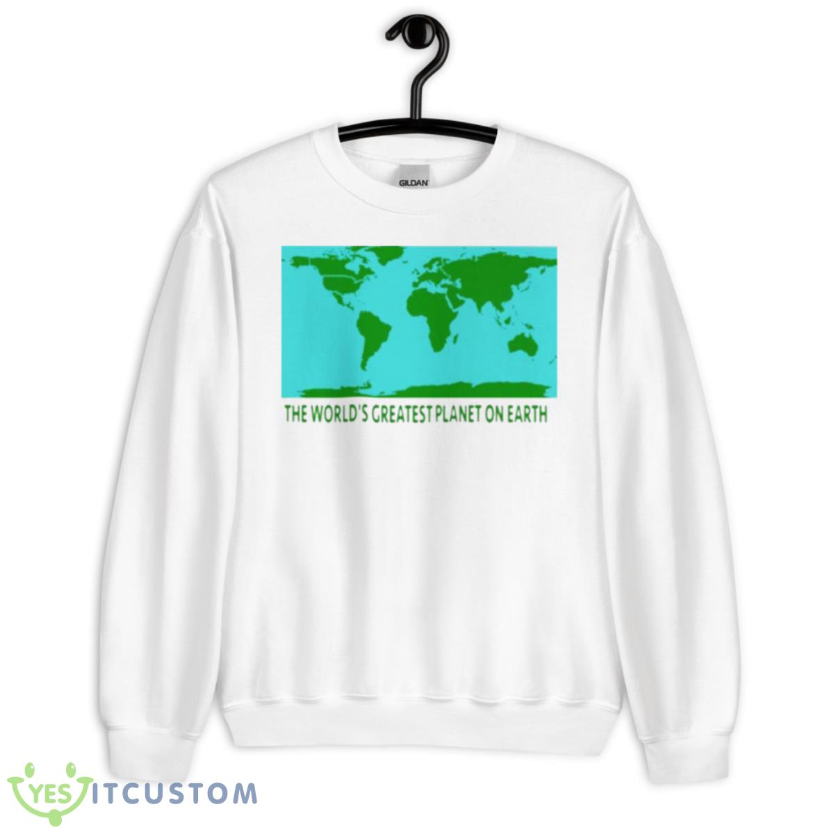The World’s Greatest Planet On Earth Shirt 2 The World’s Greatest Planet On Earth Shirt - Unisex Heavy Blend Crewneck Sweatshirt