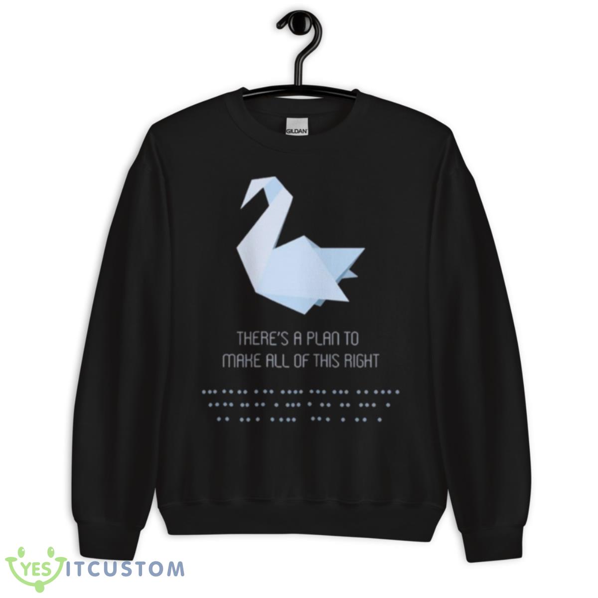 There’s A Plan Prison Break Origami shirt 3 There’s A Plan Prison Break Origami shirt - Unisex Crewneck Sweatshirt