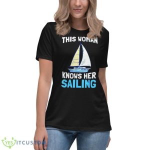 This woman knows her sailing boating vacation shirt 11 This woman knows her sailing boating vacation shirt Product Photo 6