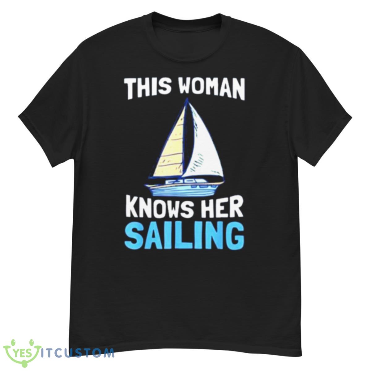 This woman knows her sailing boating vacation shirt 12 This woman knows her sailing boating vacation shirt Product Photo 1