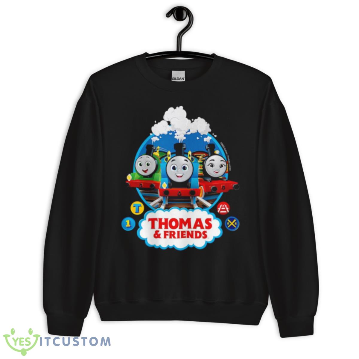 Thomas & Friends Percy Thomas & Nia shirt 3 Thomas & Friends Percy Thomas & Nia shirt - Unisex Crewneck Sweatshirt