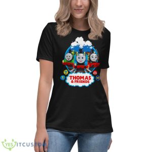 Thomas & Friends Percy Thomas & Nia shirt 11 Thomas & Friends Percy Thomas & Nia shirt - Women's Relaxed Short Sleeve Jersey Tee