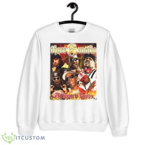 Three 6 Mafia Vintage Gangsta Boo Shirt - Unisex Heavy Blend Crewneck Sweatshirt