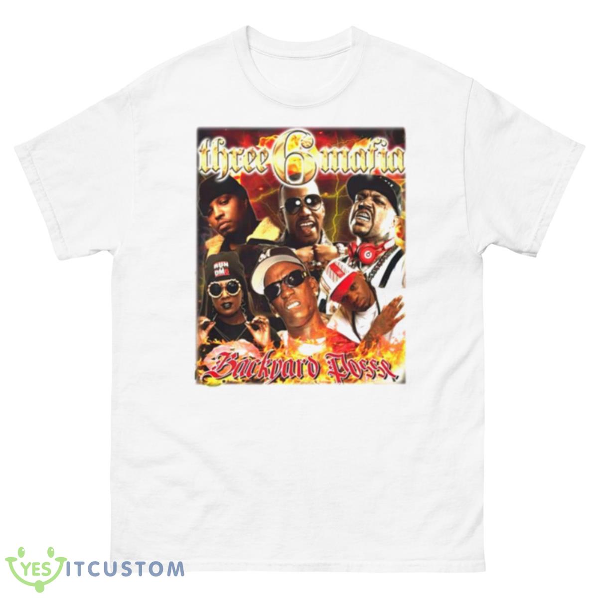 Three 6 Mafia Vintage Gangsta Boo Shirt 10 Three 6 Mafia Vintage Gangsta Boo Shirt - 500 Men’s Classic Tee Gildan