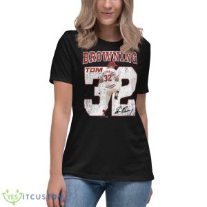 Tom Browning Mr Perfect Baseball Player shirt - Women's Relaxed Short Sleeve Jersey Tee