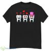 Tooth Hearts Valentines Day Cute Dentist Dental Hygienist Shirt - G500 Men’s Classic T-Shirt