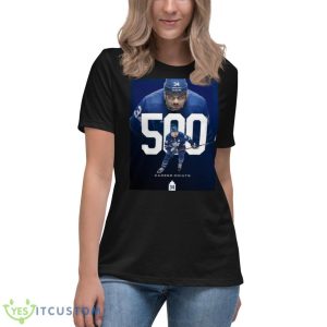 Toronto Maple Leafs 500 Career Points shirt - Women's Relaxed Short Sleeve Jersey Tee