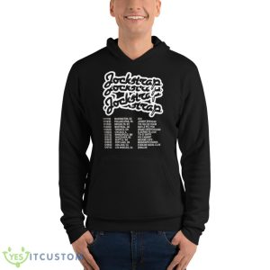 Tour Date Of I Love You Jonifer B shirt - Unisex Fleece Pullover Hoodie