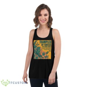 Trampled By Amigos Turtles Tour 2023 shirt - Women's Flowy Racerback Tank