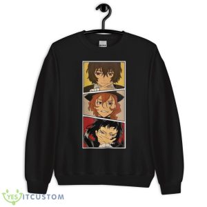 Trio Nakahara Dazai Edgar Bungou Stray Dogs shirt 8 Trio Nakahara Dazai Edgar Bungou Stray Dogs shirt - Unisex Crewneck Sweatshirt