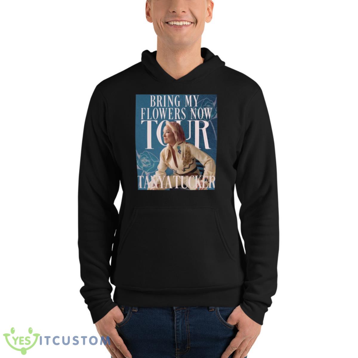 Tritan Tanya Bring My Flowers Now Tour 2023 shirt 4 Tritan Tanya Bring My Flowers Now Tour 2023 shirt - Unisex Fleece Pullover Hoodie