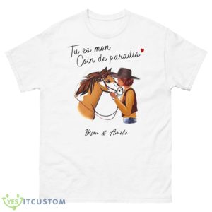 Tu es mon coin de paradis bisou and amelie shirt - 500 Men’s Classic Tee Gildan
