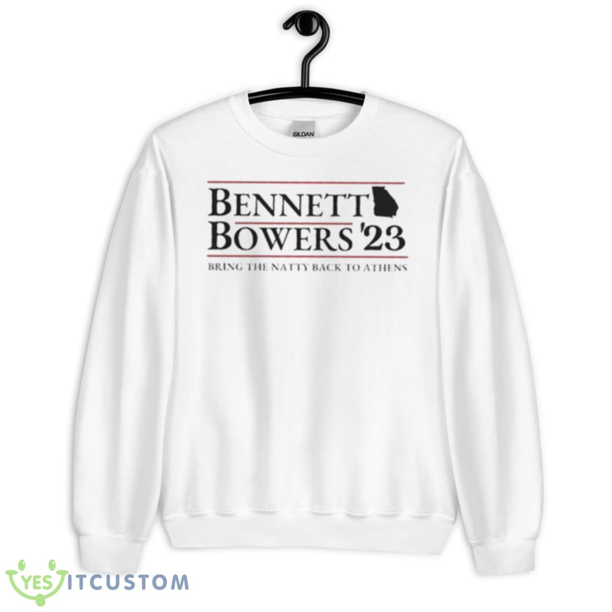 UGA Bennett Bowers Bring The Natty Back To Athens 2023 Shirt 2 UGA Bennett Bowers Bring The Natty Back To Athens 2023 Shirt - Unisex Heavy Blend Crewneck Sweatshirt
