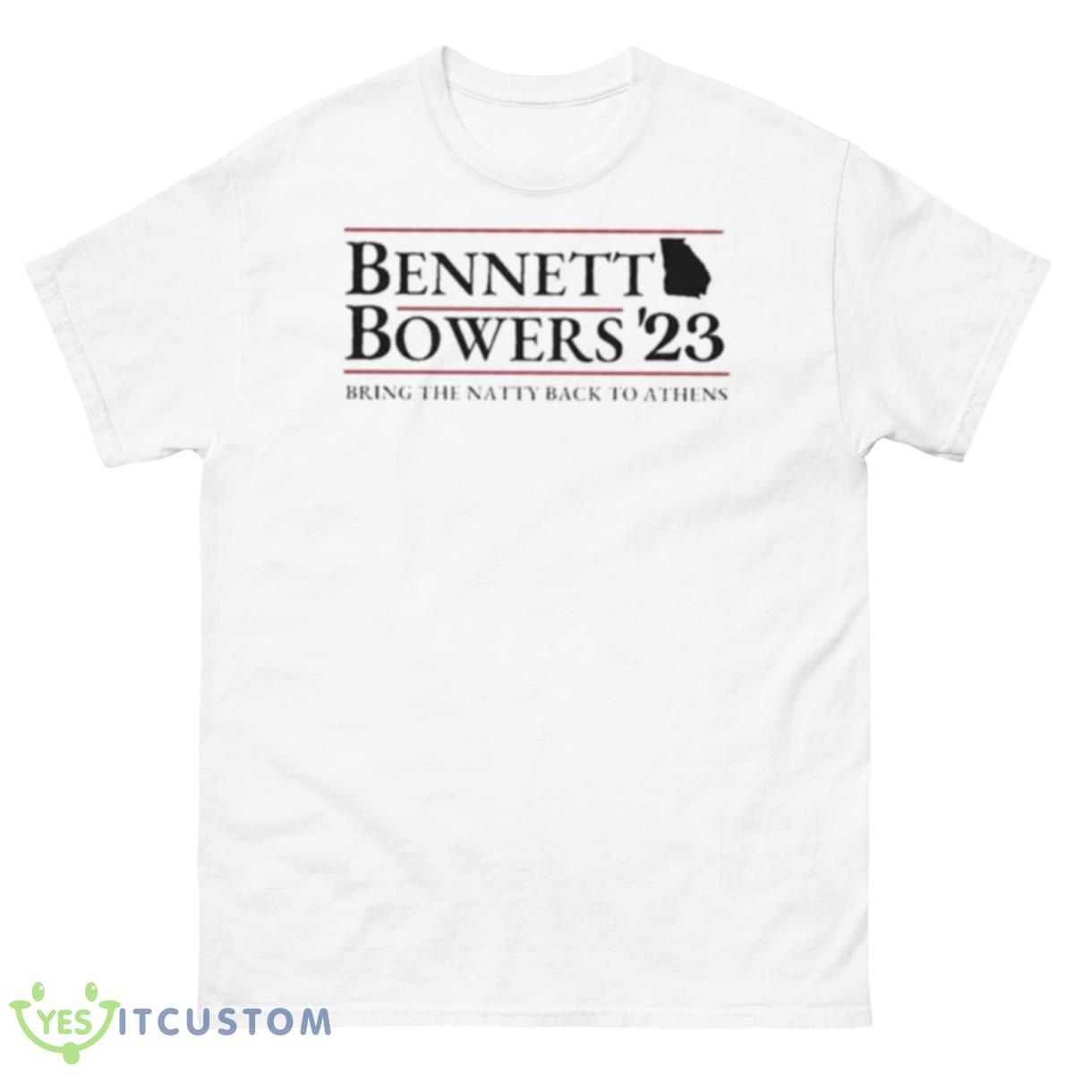 UGA Bennett Bowers Bring The Natty Back To Athens 2023 Shirt 10 UGA Bennett Bowers Bring The Natty Back To Athens 2023 Shirt - 500 Men’s Classic Tee Gildan