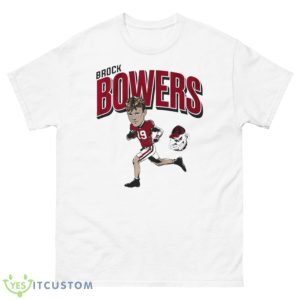 Uga Football Brock Bowers Caricature shirt - 500 Men’s Classic Tee Gildan
