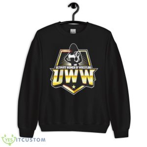 Ultimate women of wrestling UWW logo shirt - Unisex Crewneck Sweatshirt