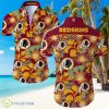 Washington Redskins Flower Red Shirt Hawaiian Summer Beach Shirt Full Print Product Photo 1