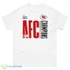 2022 AFC Champions Kansas City Chiefs Iconic Shirt - 500 Men’s Classic Tee Gildan