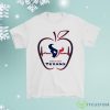 Apple Heartbeat Teacher Symbol Houston Texans Shirt Product Photo 1
