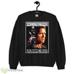 Arnold Man Schwarzenegger Running Man Shirt - Unisex Crewneck Sweatshirt