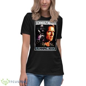 Arnold Man Schwarzenegger Running Man Shirt - Women's Relaxed Short Sleeve Jersey Tee