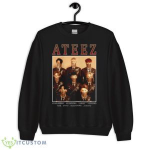 Ateez Vintage Retro Band Style 90s Wonderland Shirt 8 Ateez Vintage Retro Band Style 90s Wonderland Shirt - Unisex Crewneck Sweatshirt