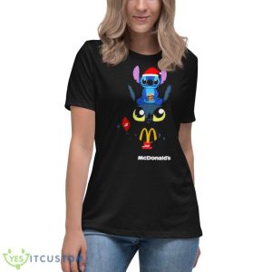 Baby Stitch And Toothless McDonald’s Shirt 11 Baby Stitch And Toothless McDonald’s Shirt - Women's Relaxed Short Sleeve Jersey Tee