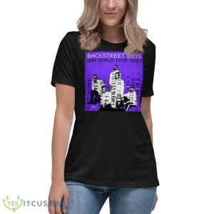 Backstreet Boys Dna World Nixon1 2023 New Tour Shirt - Women's Relaxed Short Sleeve Jersey Tee