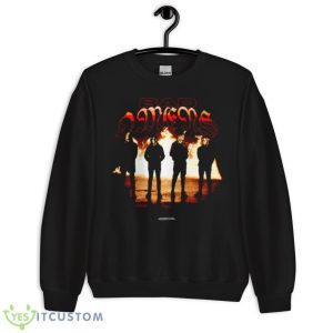 Bad Omens Band Face In The Flames Shirt - Unisex Crewneck Sweatshirt