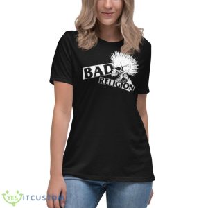 Bad Religion Mohawk Skull Shirt - Women's Relaxed Short Sleeve Jersey Tee