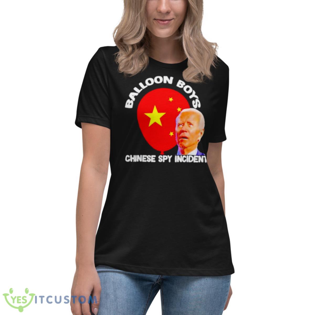 Balloon Boys Joe Biden Vs XI Jinping Shirt 6 Balloon Boys Joe Biden Vs XI Jinping Shirt - Women's Relaxed Short Sleeve Jersey Tee