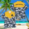 Baseball American Hawaii Shirt Tropical Beach Tree Milwaukee Brewers Product Photo 1