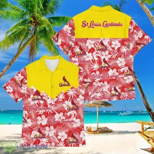Baseball American Hawaii Shirt Tropical Beach Tree St. Louis Cardinals Product Photo 1