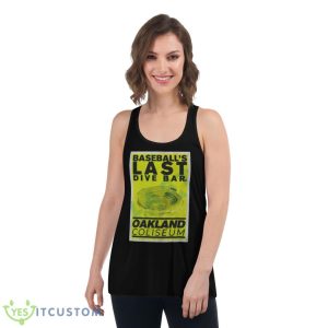 Baseball’s Last Dive Bar Oakland Coliseum Shirt - Women's Flowy Racerback Tank