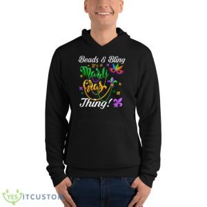 Beads Bling It’s A Mardi Gras Thing Trendy Shirts - Unisex Fleece Pullover Hoodie