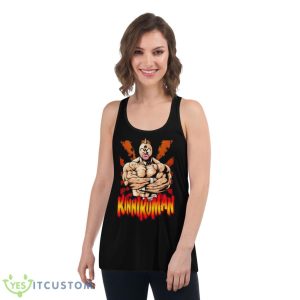 Beat The Strongest Kinnikuman Shirt - Women's Flowy Racerback Tank
