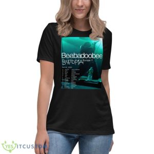 Beatopia Beabadoobee The Tria1 2023 New Tour Shirt - Women's Relaxed Short Sleeve Jersey Tee