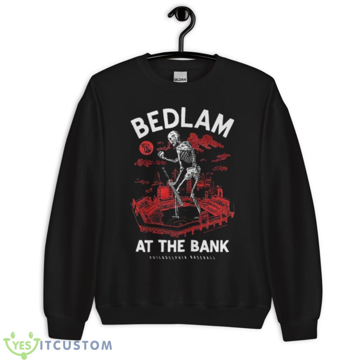 Bedlam At The Bank Philadelphia Baseball Shirt 3 Bedlam At The Bank Philadelphia Baseball Shirt - Unisex Crewneck Sweatshirt