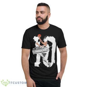 Ben Simmons 10 Brooklyn Nets Rough Shirt - Short Sleeve T-Shirt