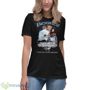 Beyonce 2023 World Tour Renaissance Thank You For The Memories Shirt 11 Beyonce 2023 World Tour Renaissance Thank You For The Memories Shirt - Women's Relaxed Short Sleeve Jersey Tee