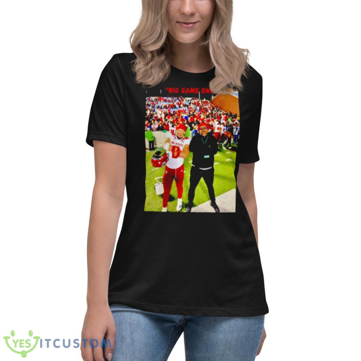 Big Game Only Shirt 6 Big Game Only Shirt - Women's Relaxed Short Sleeve Jersey Tee