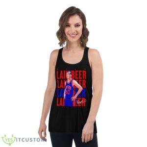 Bill Laimbeer Detroit Pistons Signature Shirt - Women's Flowy Racerback Tank