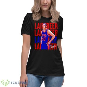 Bill Laimbeer Detroit Pistons Signature Shirt - Women's Relaxed Short Sleeve Jersey Tee
