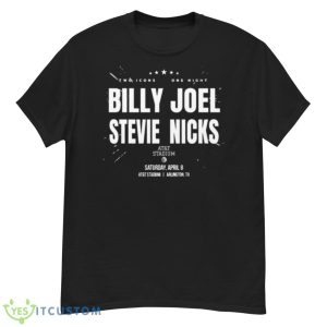 Billy Joel And Stevie Nicks Stadium Two Icons One Night Tour 2023 Shirt - G500 Men’s Classic T-Shirt