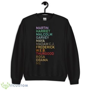 Black History Month Black Leader's Graphic Design Shirt 8 Black History Month Black Leader's Graphic Design Shirt - Unisex Crewneck Sweatshirt