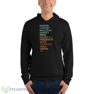 Black History Month Black Leader's Graphic Design Shirt 9 Black History Month Black Leader's Graphic Design Shirt - Unisex Fleece Pullover Hoodie