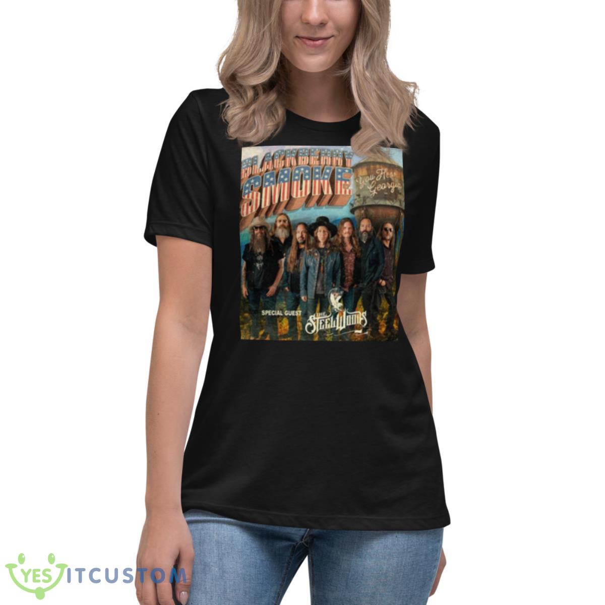 Blackberry You Hear Georgia Full 2023 New Tour Shirt 6 Blackberry You Hear Georgia Full 2023 New Tour Shirt - Women's Relaxed Short Sleeve Jersey Tee