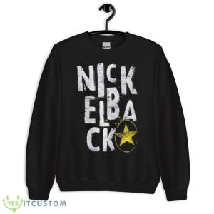 Blacks Star Nickelback Shirt - Unisex Crewneck Sweatshirt