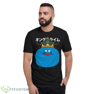 Blue Design Dragon Quest The King Slime Monster Shirt - Short Sleeve T-Shirt