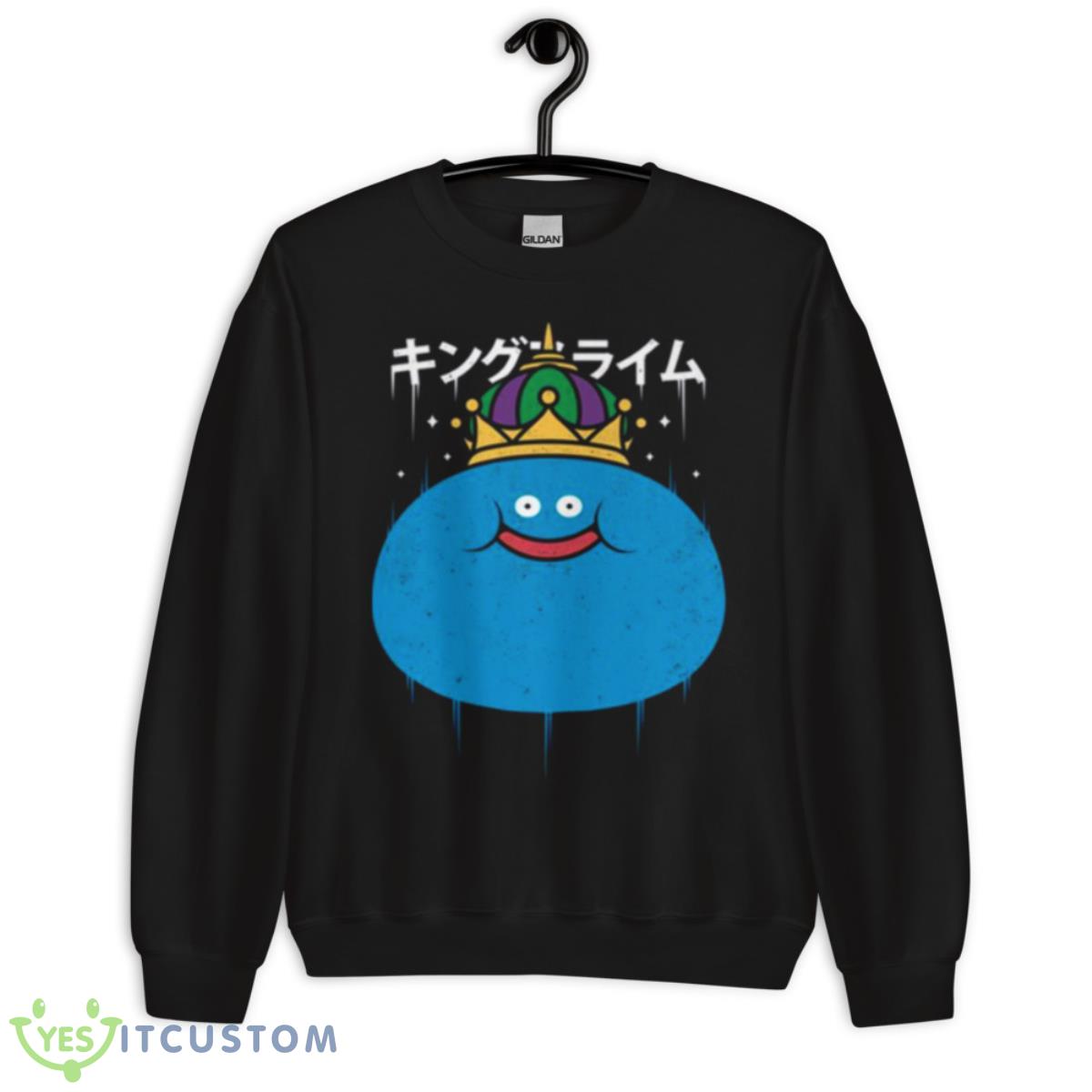 Blue Design Dragon Quest The King Slime Monster Shirt 3 Blue Design Dragon Quest The King Slime Monster Shirt - Unisex Crewneck Sweatshirt
